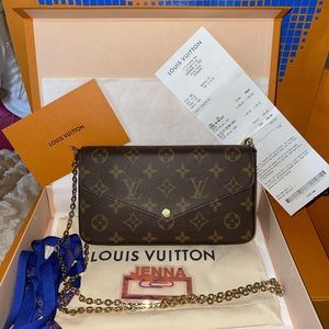 Louis Vuitton Felicie Pochette Monogram with Inserts